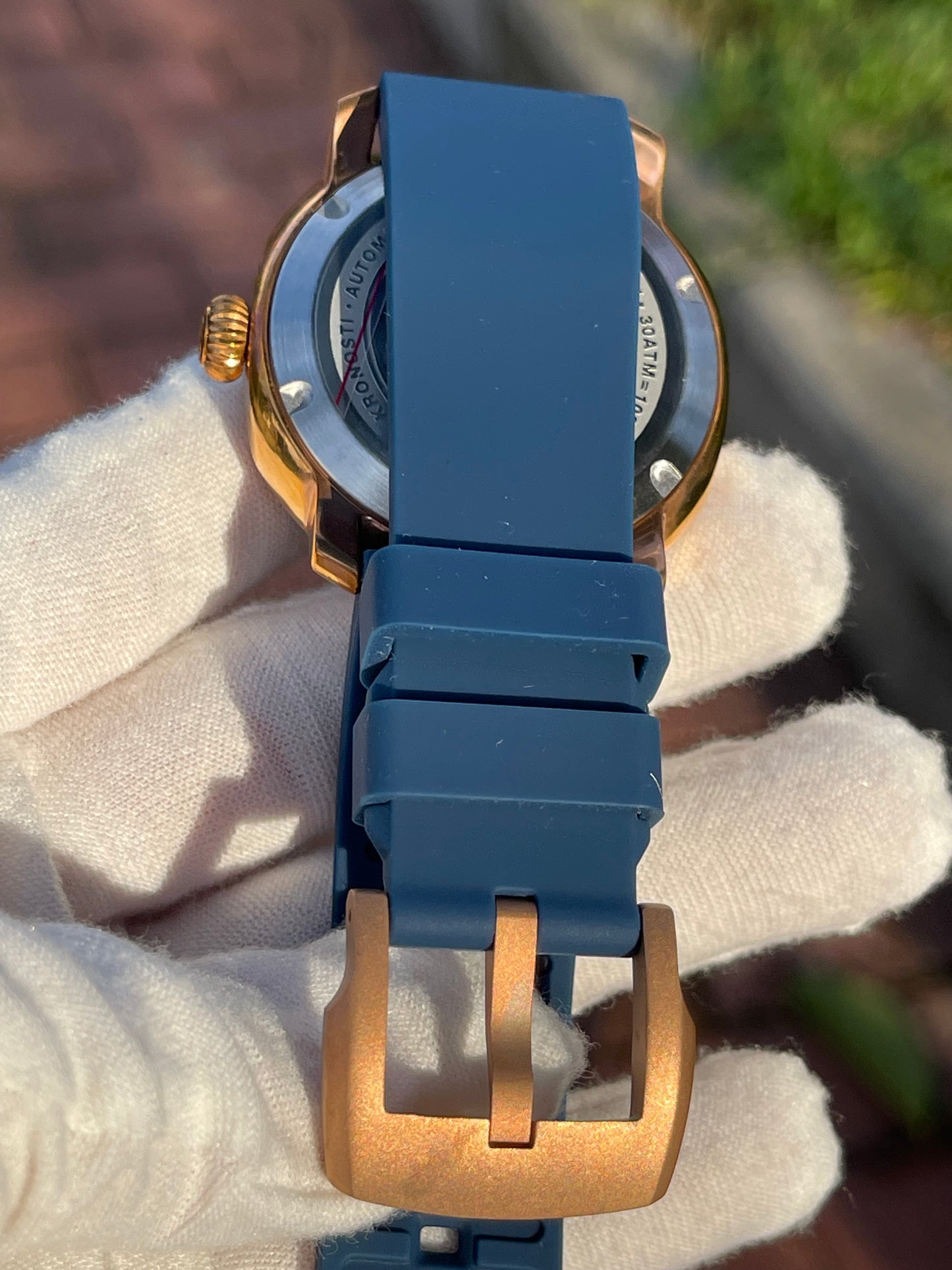 KRONOSTI Voyager Horizon – Three-Hand Bronze