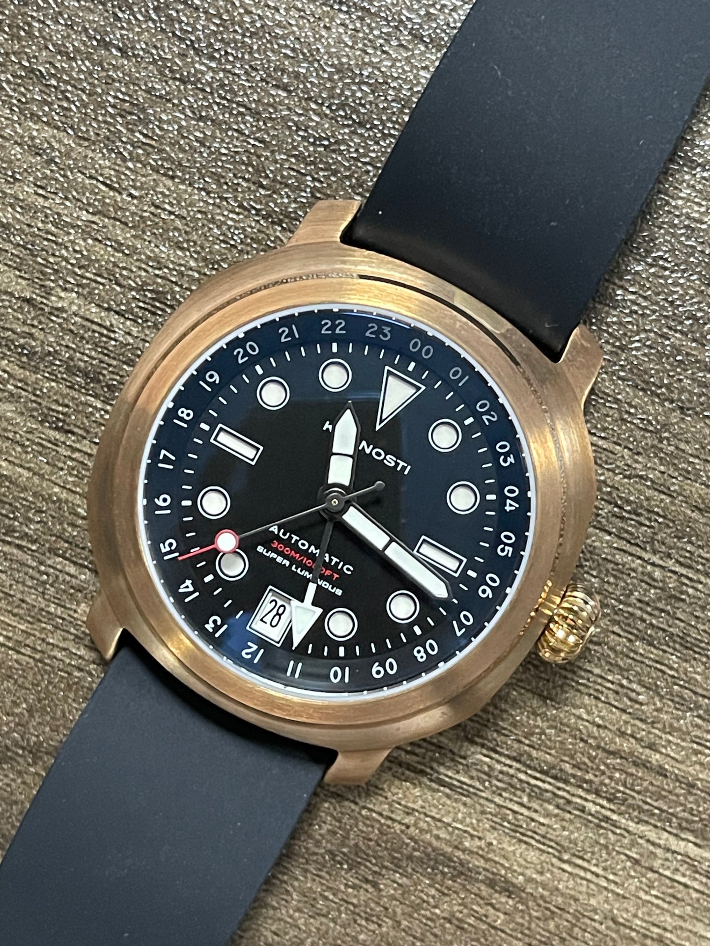 KRONOSTI Voyager Horizon – GMT Bronze