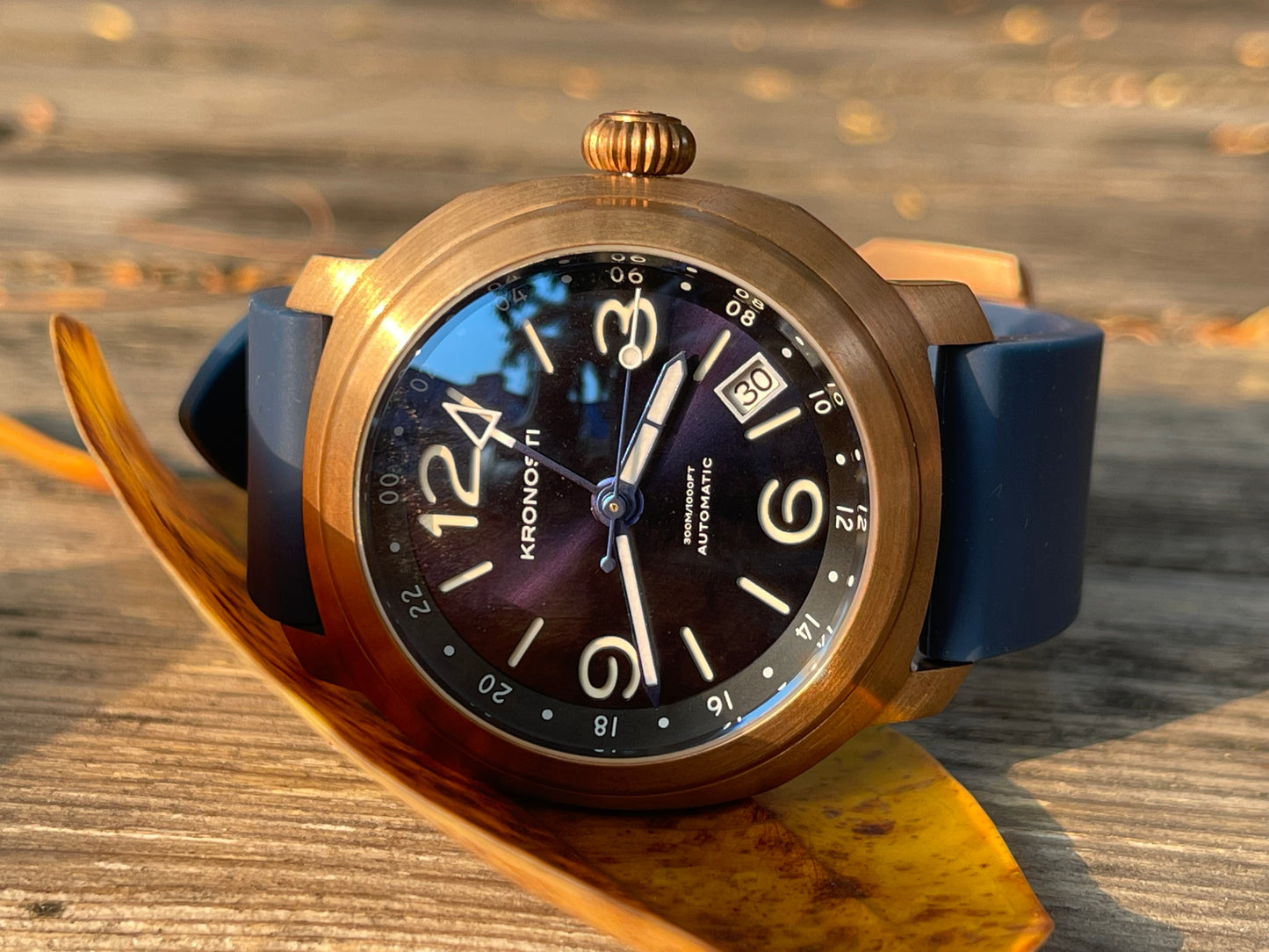 KRONOSTI Voyager Horizon – GMT Bronze
