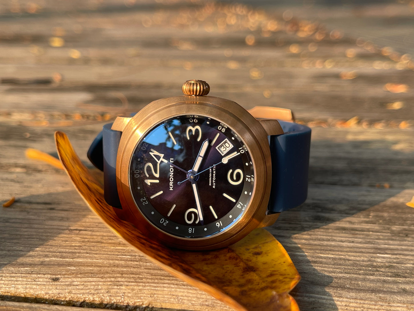 KRONOSTI Voyager Horizon – GMT Bronze