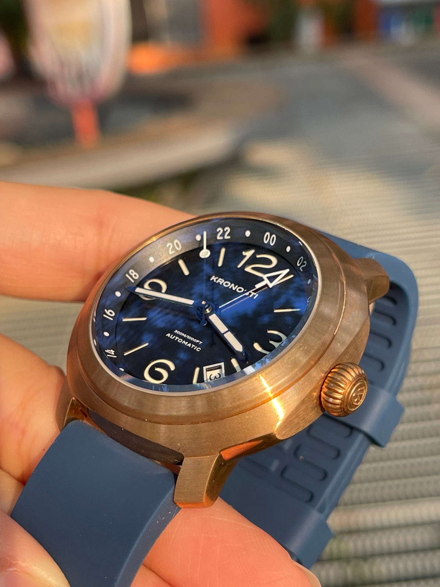 KRONOSTI Voyager Horizon – GMT Bronze