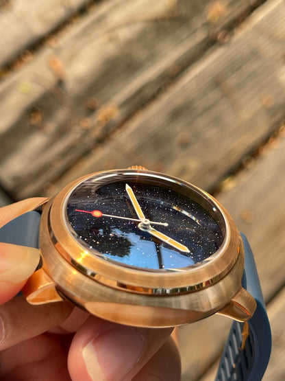 KRONOSTI Voyager Horizon – Three-Hand Bronze