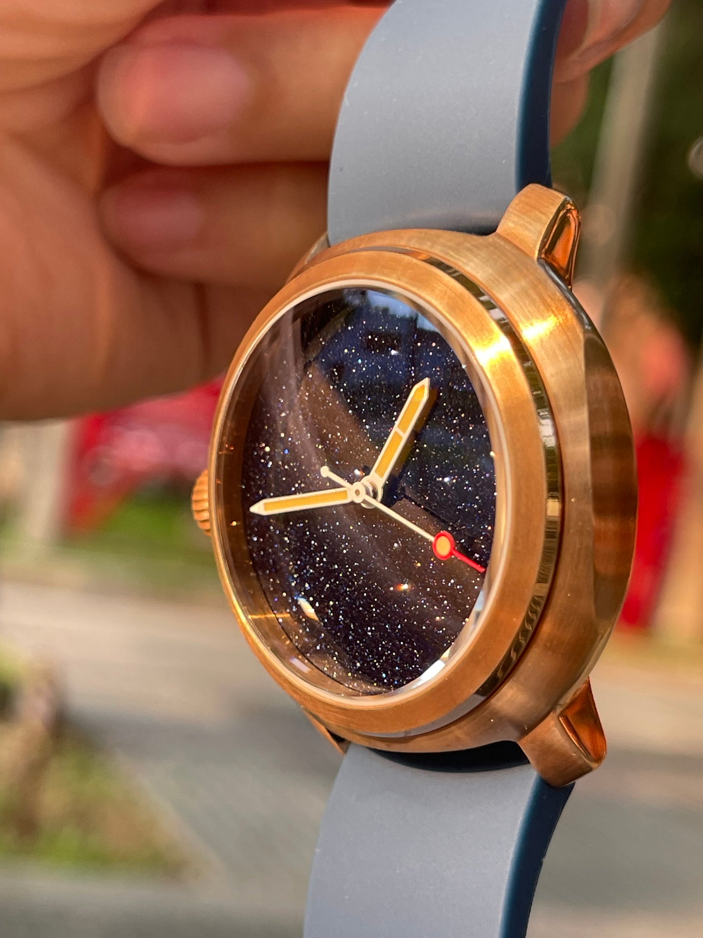 KRONOSTI Voyager Horizon – Three-Hand Bronze