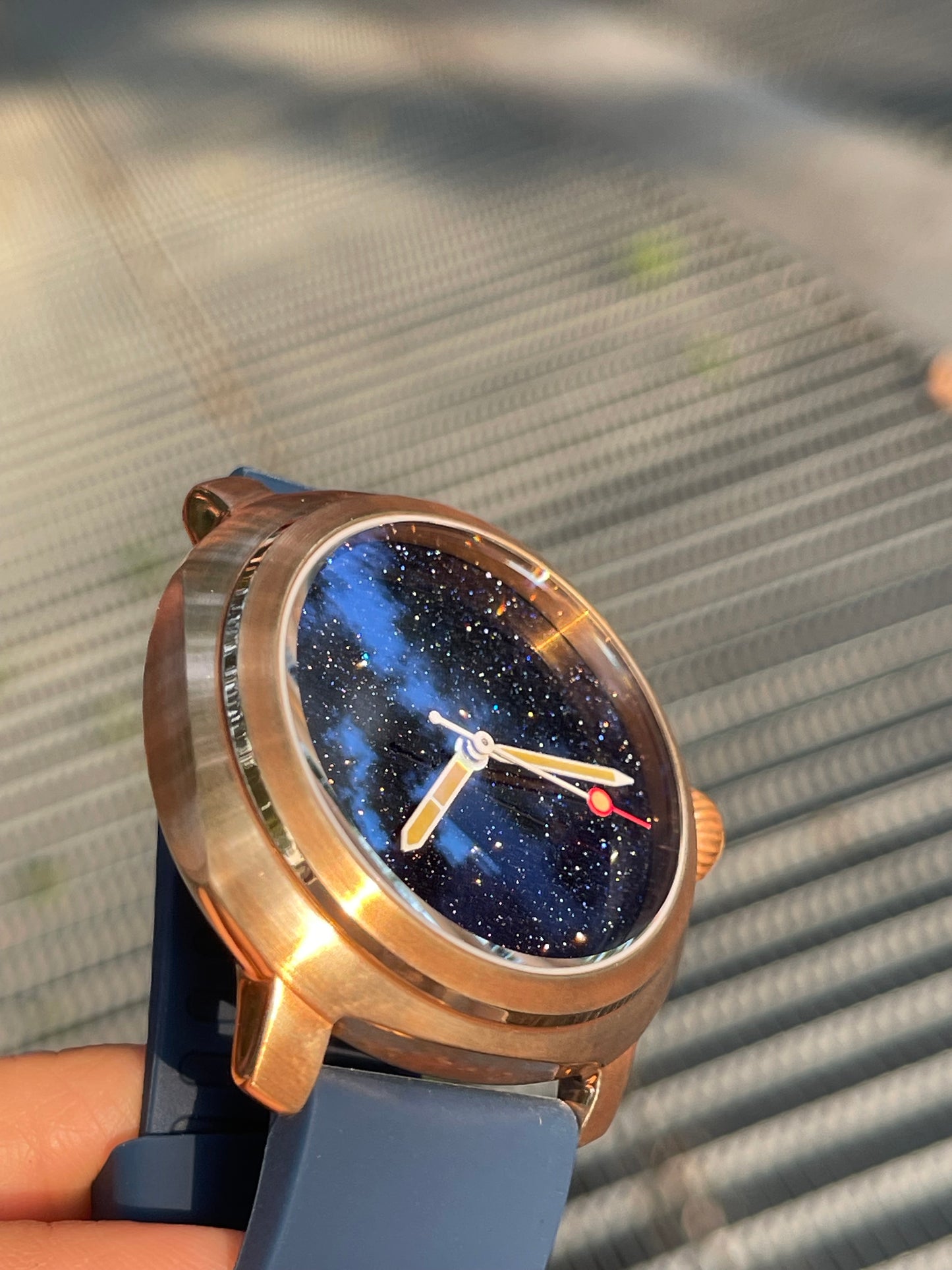 KRONOSTI Voyager Horizon – Three-Hand Bronze