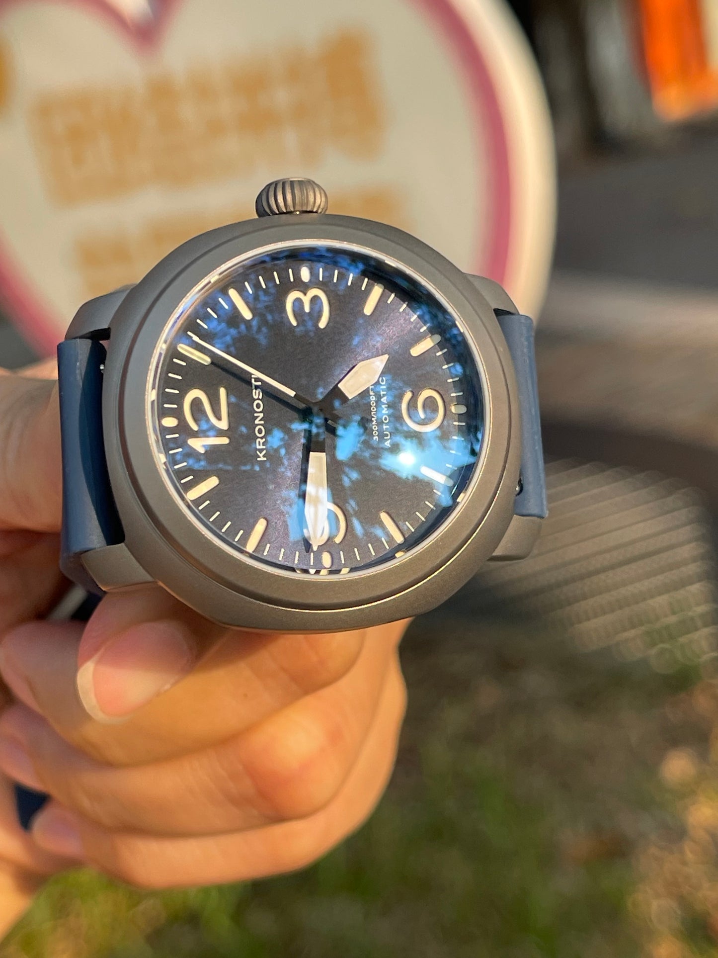 KRONOSTI Voyager Horizon – Three-Hand Titanium