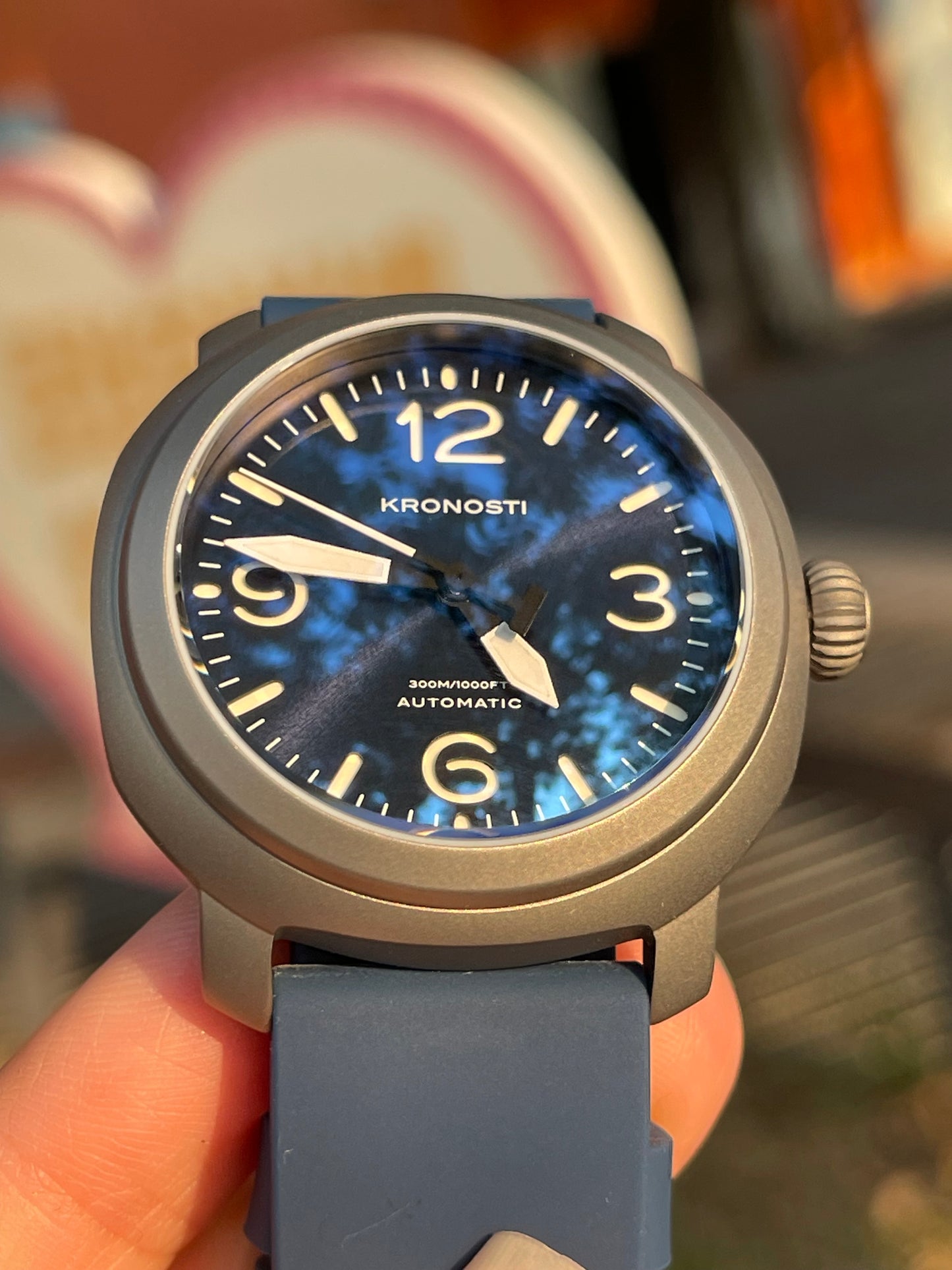 KRONOSTI Voyager Horizon – Three-Hand Titanium