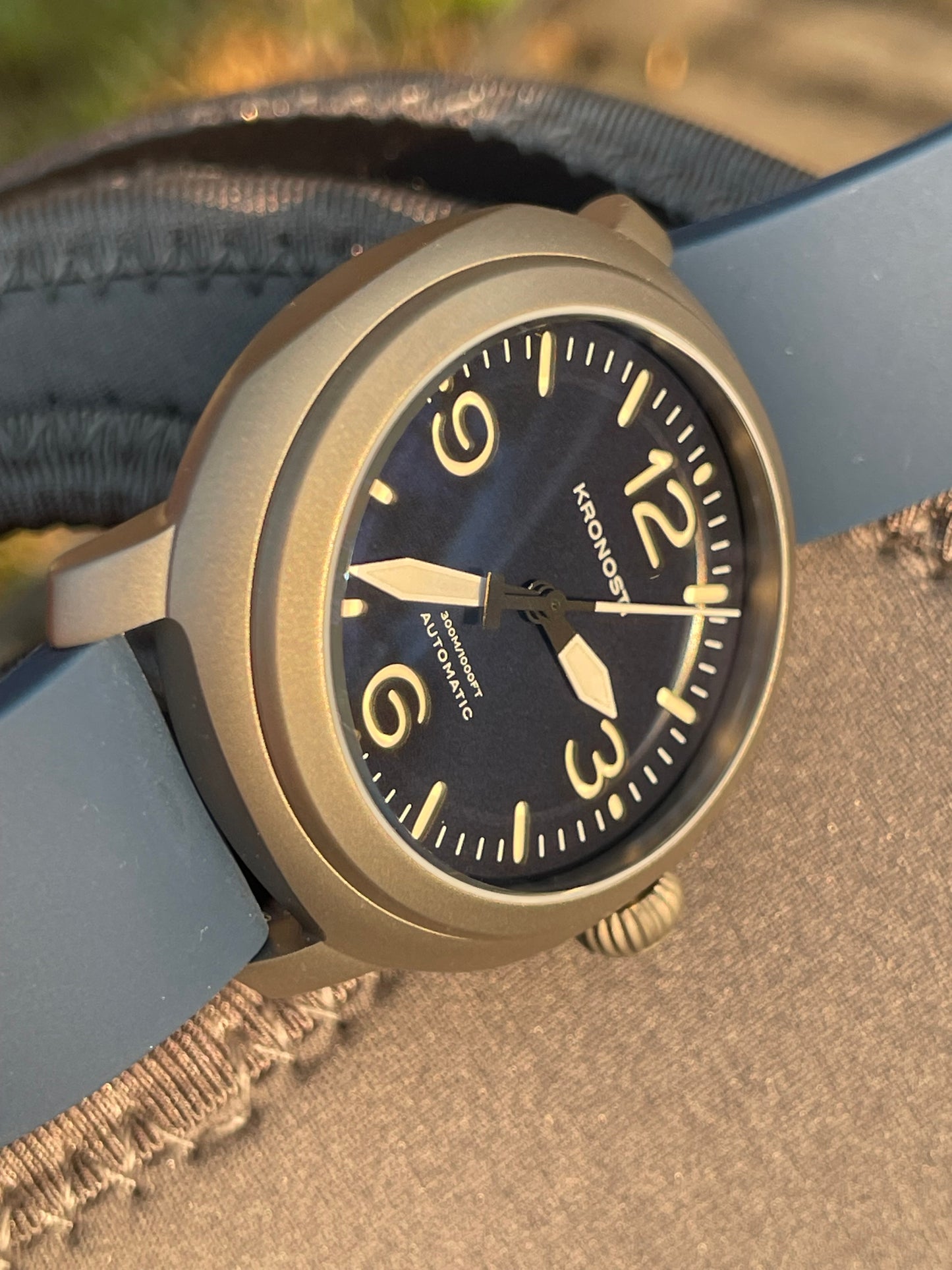 KRONOSTI Voyager Horizon – Three-Hand Titanium