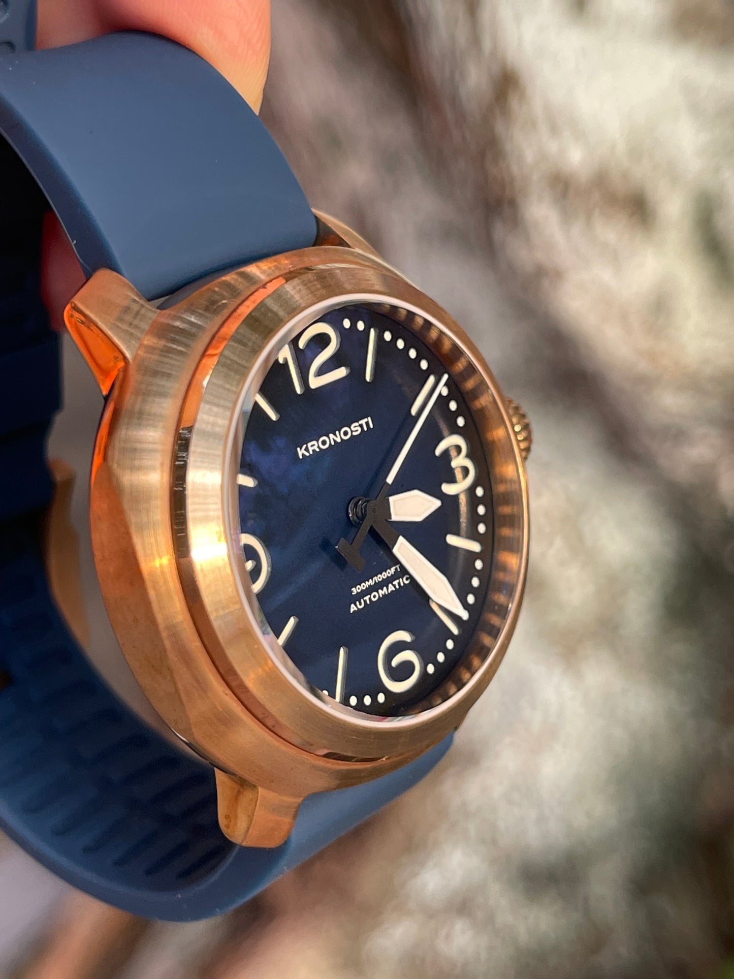 KRONOSTI Voyager Horizon – Three-Hand Bronze