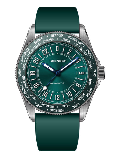 KRONOSTI Deep Explorer – 24H World Timer