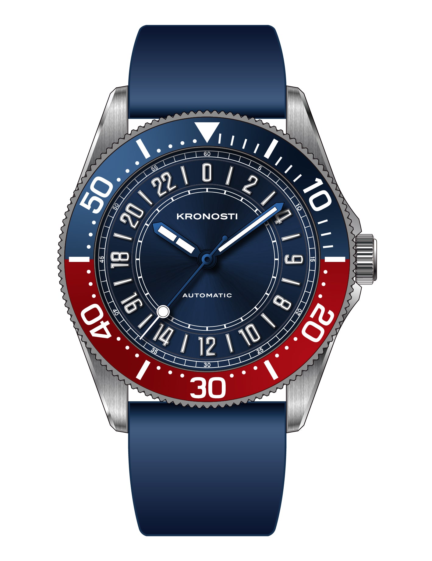 KRONOSTI Deep Explorer – 24H World Timer