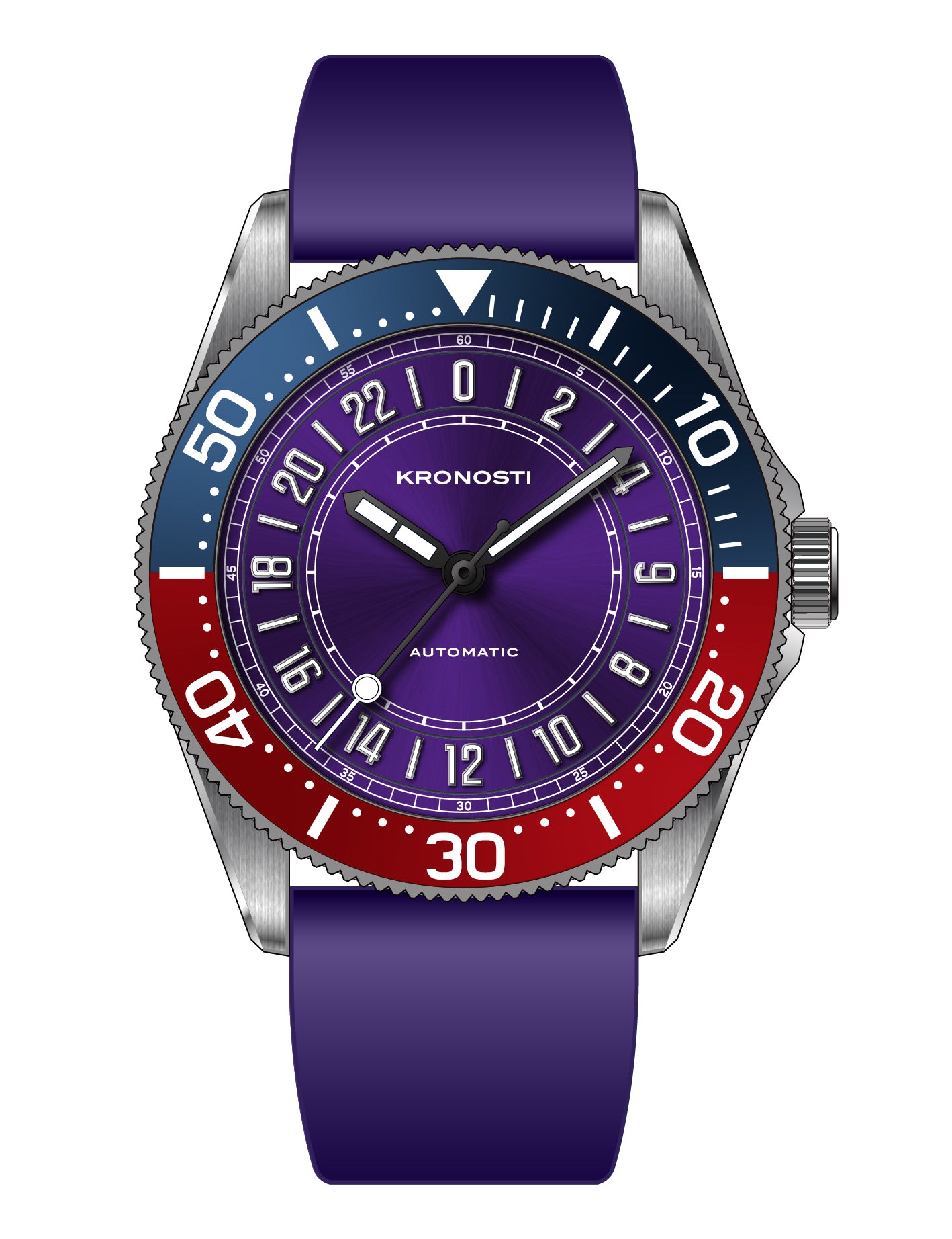 KRONOSTI Deep Explorer – 24H World Timer