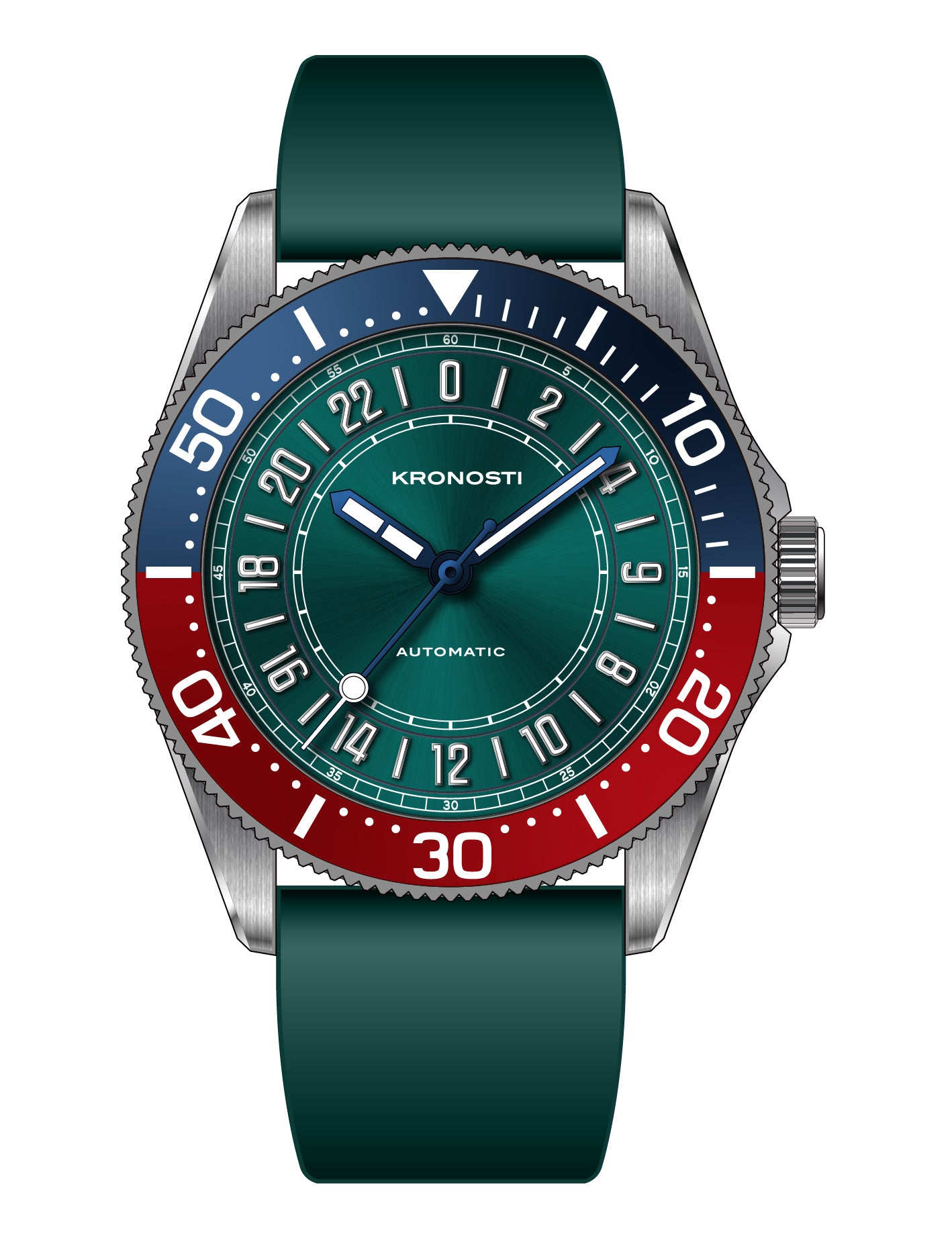 KRONOSTI Deep Explorer – 24H World Timer