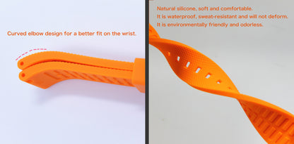 Rubber strap Silicone strap Quick-release mechanism