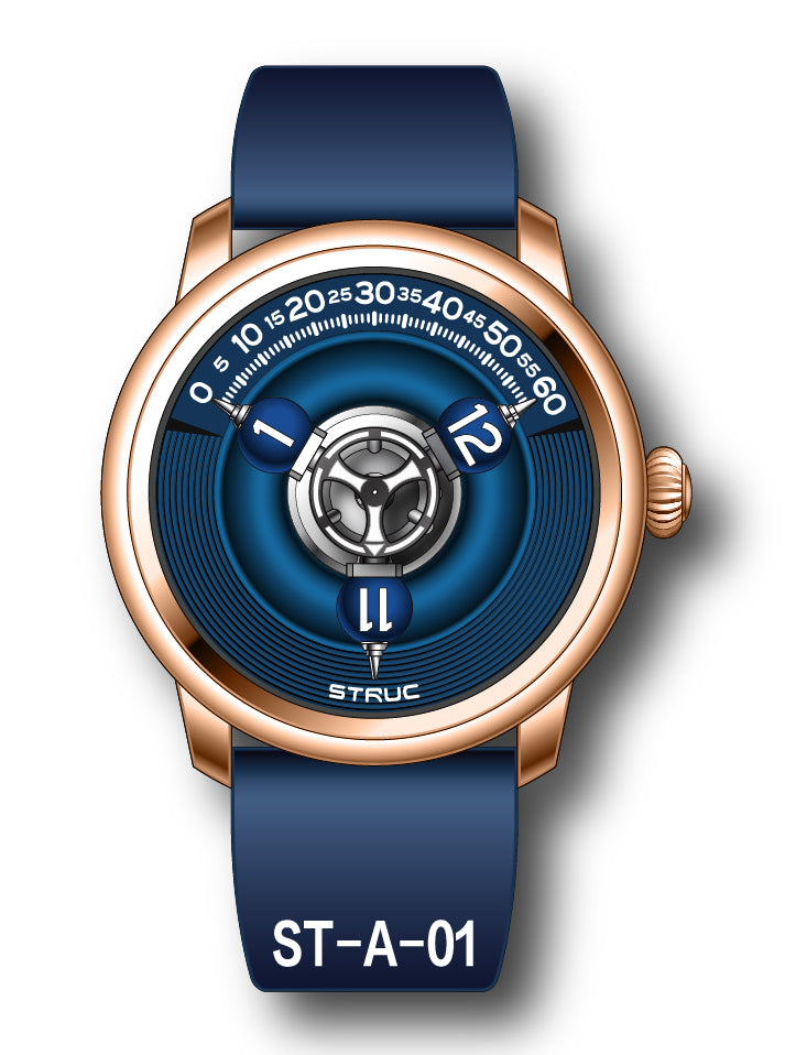 Time Shuttle Mechanical Watch – Redefining Time | Split-Color Chapter Ring