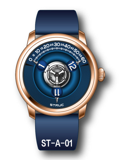 Time Shuttle Mechanical Watch – Redefining Time | Split-Color Chapter Ring