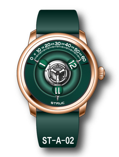 Time Shuttle Mechanical Watch – Redefining Time | Split-Color Chapter Ring