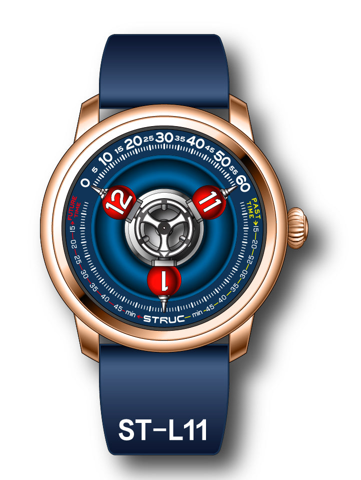 Time Shuttle Mechanical Watch – Redefining Time | Single-Color Chapter Ring