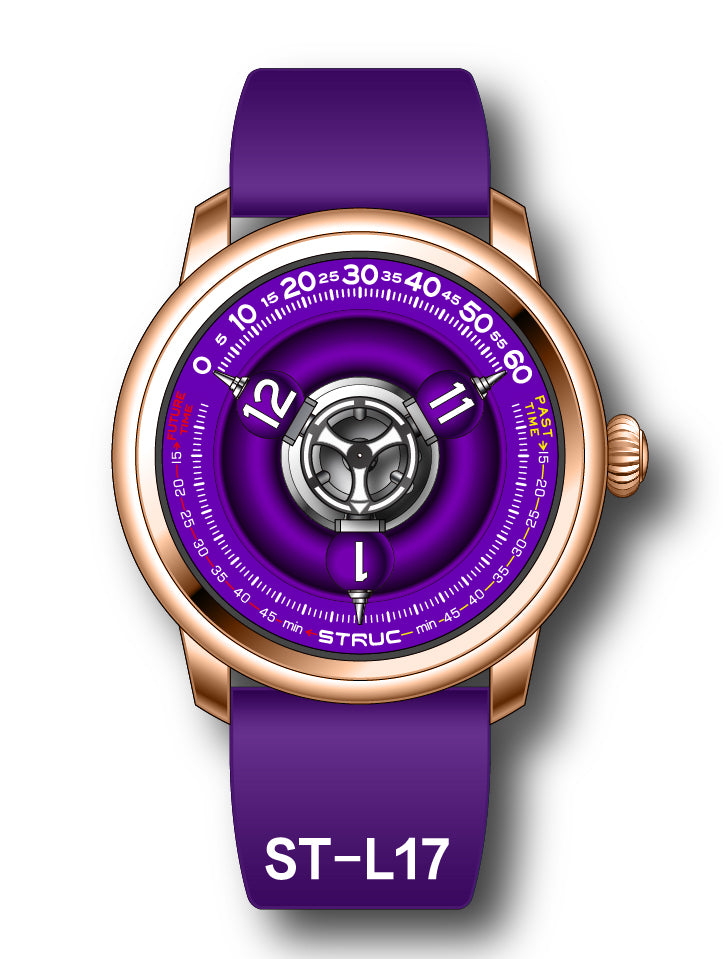 Time Shuttle Mechanical Watch – Redefining Time | Single-Color Chapter Ring