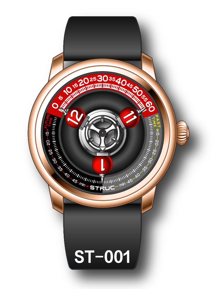 Time Shuttle Mechanical Watch – Redefining Time |Tri-Color Chapter Ring