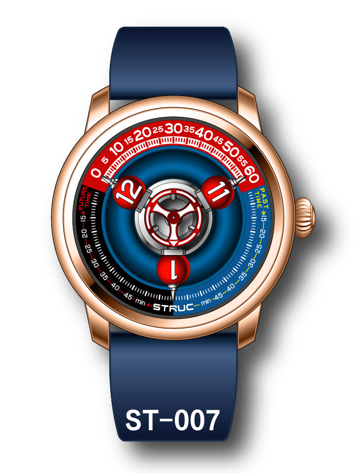 Time Shuttle Mechanical Watch – Redefining Time |Tri-Color Chapter Ring