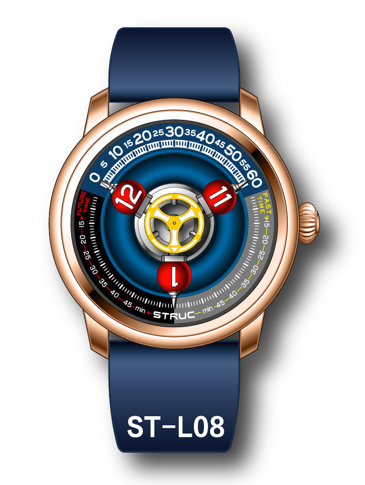 Time Shuttle Mechanical Watch – Redefining Time |Tri-Color Chapter Ring