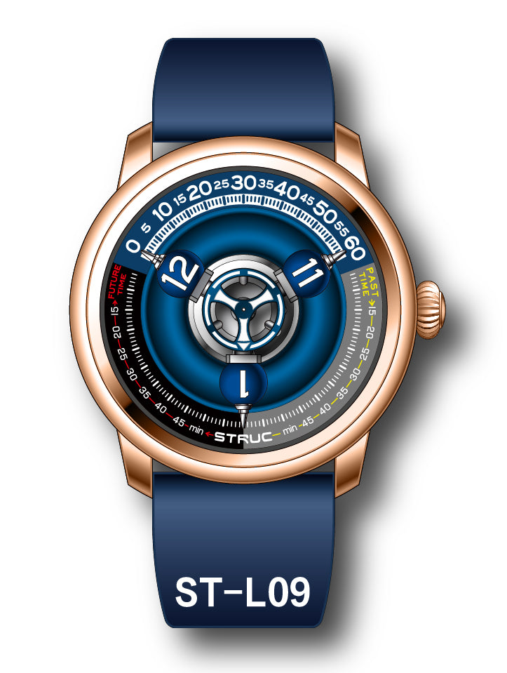 Time Shuttle Mechanical Watch – Redefining Time |Tri-Color Chapter Ring