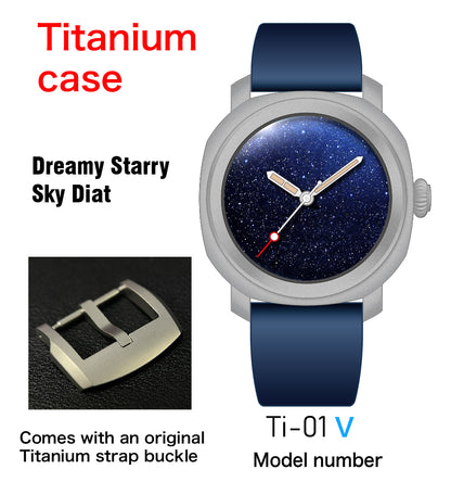 KRONOSTI Voyager Horizon – Three-Hand Titanium