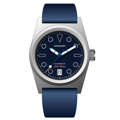 KRONOSTI Shark Shadow Diver – Wireframe White Dial