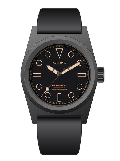 KRONOSTI Shark Shadow Diver – Wireframe Black Dial