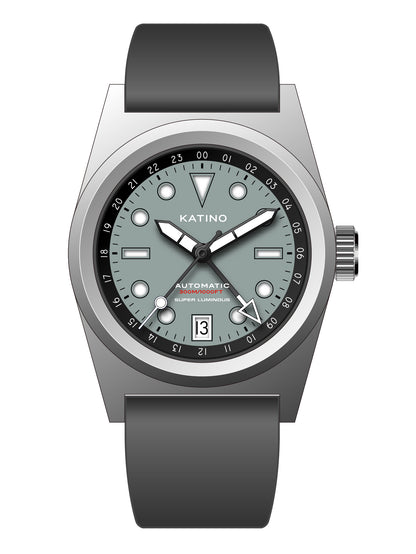 KRONOSTI Shark Shadow Diver – GMT Sunburst Blue