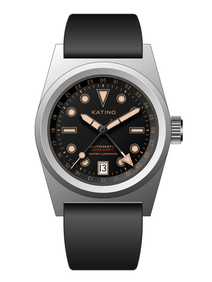 KRONOSTI Shark Shadow Diver – GMT Sunburst Blue