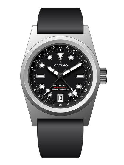 KRONOSTI Shark Shadow Diver – GMT Sunburst Blue