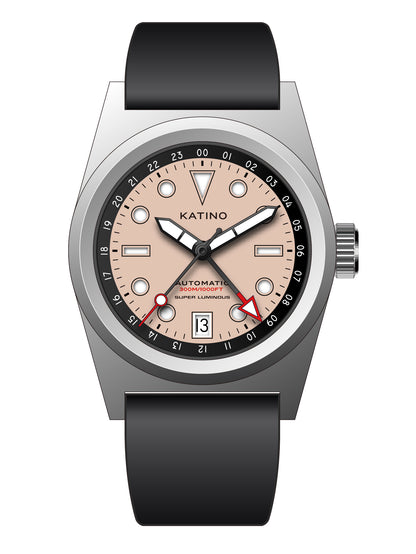KRONOSTI Shark Shadow Diver – GMT Sunburst Blue