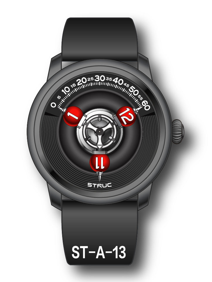 Time Shuttle Mechanical Watch – Redefining Time | Split-Color Chapter Ring