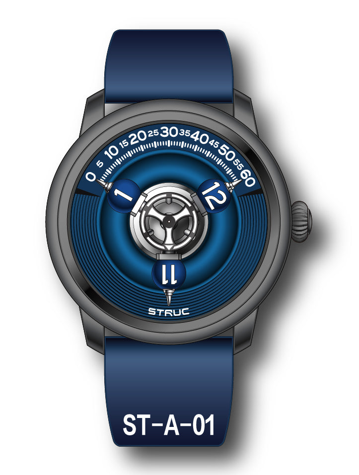 Time Shuttle Mechanical Watch – Redefining Time | Split-Color Chapter Ring