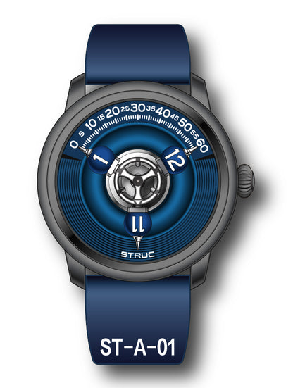 Time Shuttle Mechanical Watch – Redefining Time | Split-Color Chapter Ring