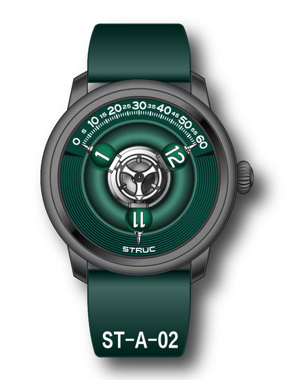 Time Shuttle Mechanical Watch – Redefining Time | Split-Color Chapter Ring