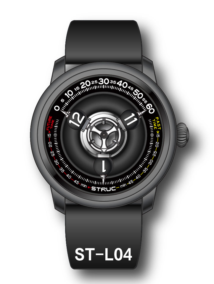 Time Shuttle Mechanical Watch – Redefining Time | Single-Color Chapter Ring