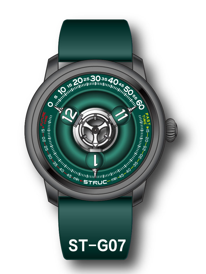 Time Shuttle Mechanical Watch – Redefining Time | Single-Color Chapter Ring