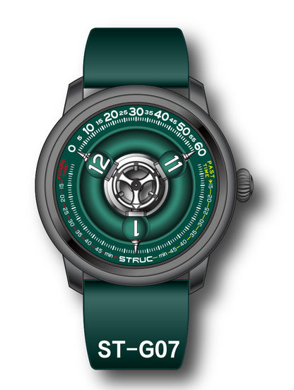 Time Shuttle Mechanical Watch – Redefining Time |Tri-Color Chapter Ring