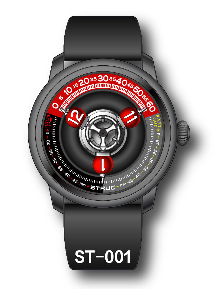 Time Shuttle Mechanical Watch – Redefining Time |Tri-Color Chapter Ring