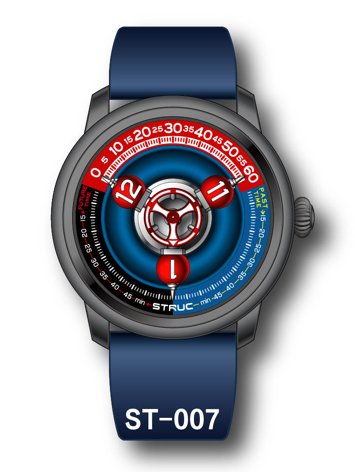 Time Shuttle Mechanical Watch – Redefining Time |Tri-Color Chapter Ring
