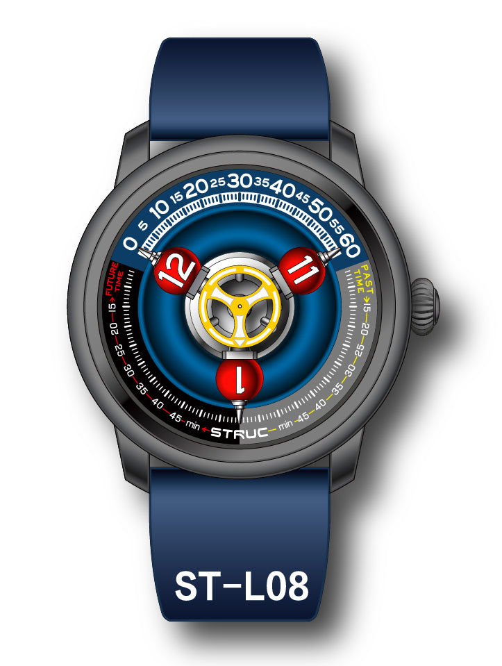 Time Shuttle Mechanical Watch – Redefining Time |Tri-Color Chapter Ring