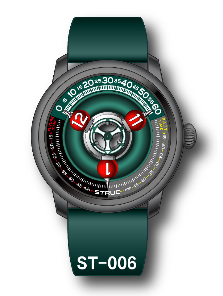 Time Shuttle Mechanical Watch – Redefining Time |Tri-Color Chapter Ring