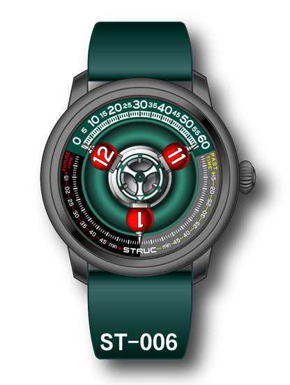 Time Shuttle Mechanical Watch – Redefining Time |Tri-Color Chapter Ring