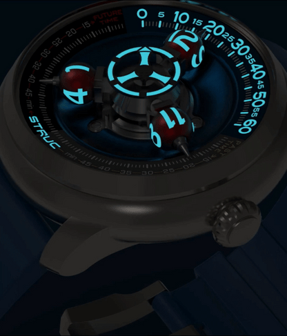 Time Shuttle Mechanical Watch – Redefining Time | Split-Color Chapter Ring