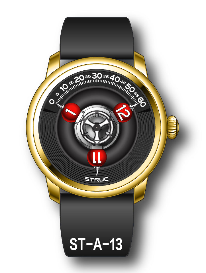 Time Shuttle Mechanical Watch – Redefining Time | Split-Color Chapter Ring