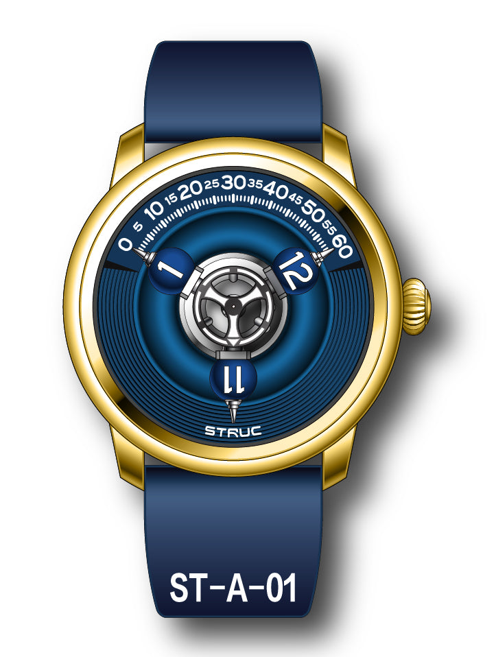Time Shuttle Mechanical Watch – Redefining Time | Split-Color Chapter Ring