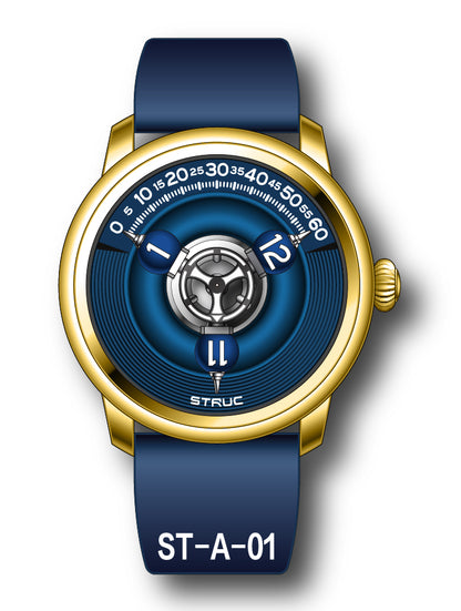 Time Shuttle Mechanical Watch – Redefining Time | Split-Color Chapter Ring