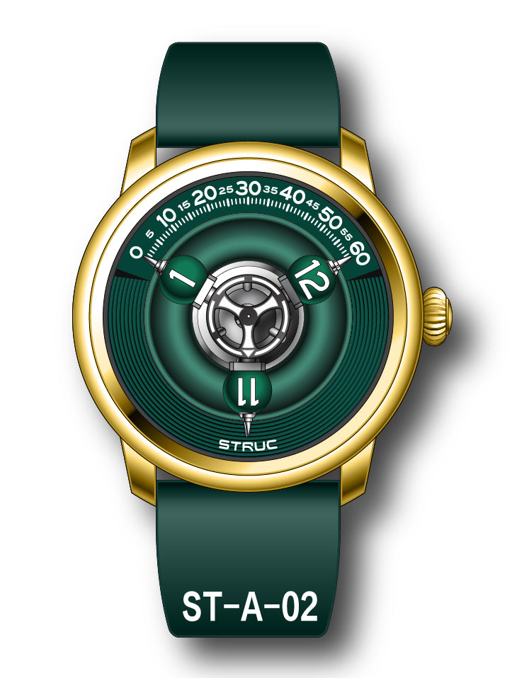 Time Shuttle Mechanical Watch – Redefining Time | Split-Color Chapter Ring